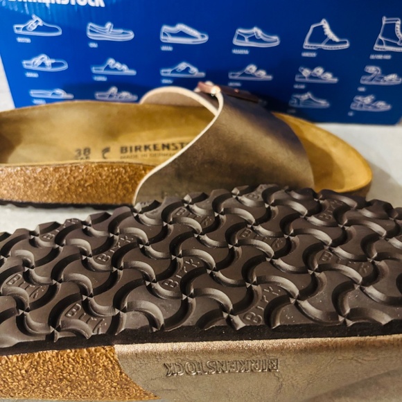 NEW BIRKENSTOCK CATALINA BS GRACEFUL TAUPE SIZE 38 - Picture 3 of 7